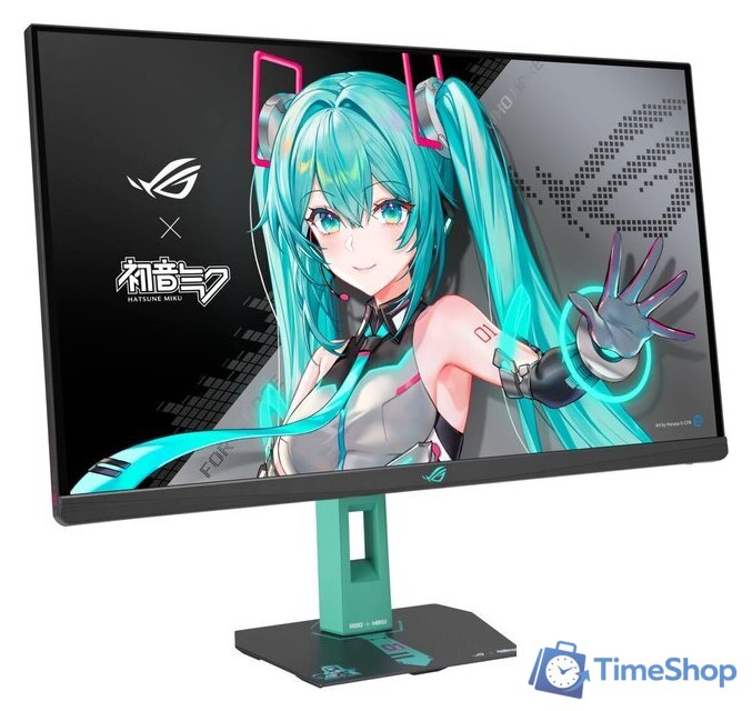 Игровой монитор ASUS ROG Strix XG27ACMEG-G Hatsune Miku Edition - Изображение №4 — Интернет-магазин Time-Shop