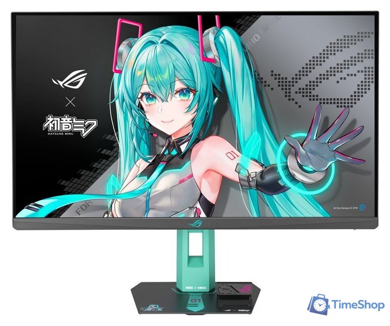 Игровой монитор ASUS ROG Strix XG27ACMEG-G Hatsune Miku Edition - Изображение №1 — Интернет-магазин Time-Shop