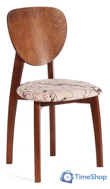 Стул TetChair Diamante мягкое сиденье (коричневый/крекс бежевый) - Изображение №1 — Интернет-магазин Time-Shop