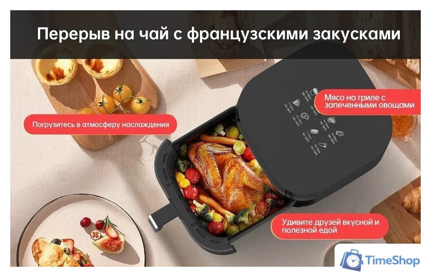 Аэрогриль (аэрофритюрница) KaringBee JD689 Plus - Изображение №7 — Интернет-магазин Time-Shop
