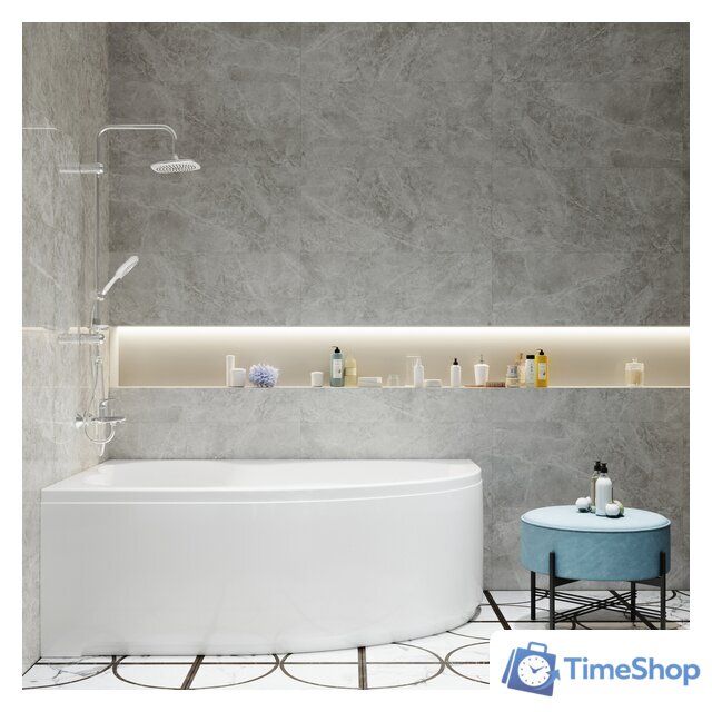 Ванна Triton Мари 170х110 левая (с каркасом) - Изображение №2 — Интернет-магазин Time-Shop