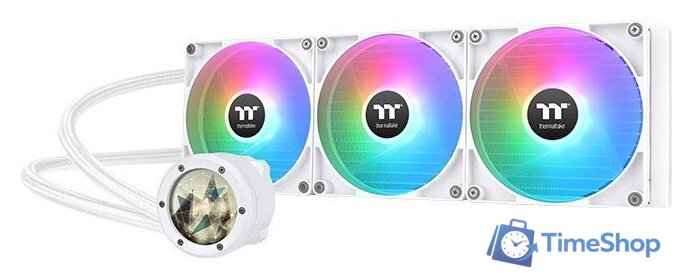 Система жидкостного охлаждения для процессора Thermaltake TH420 V2 Ultra ARGB Snow Edition CL-W407-PL14SW-A - Изображение №1 — Интернет-магазин Time-Shop