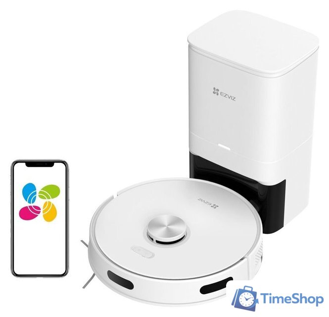 Робот-пылесос Ezviz RE5S Plus (белый) - Изображение №1 — Интернет-магазин Time-Shop