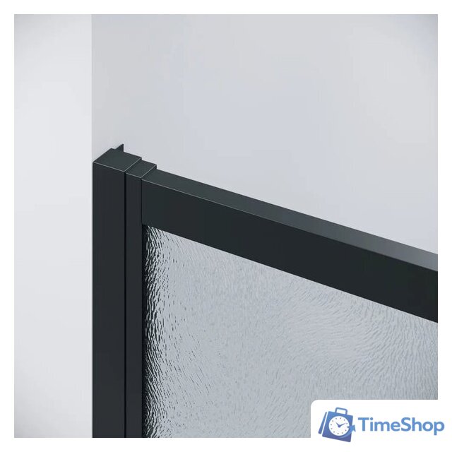 Душевой уголок Grossman Cosmo 110x100x195 120.K33.02.1110.21.02 (черный матовый/стекло шиншилла) - Изображение №5 — Интернет-магазин Time-Shop