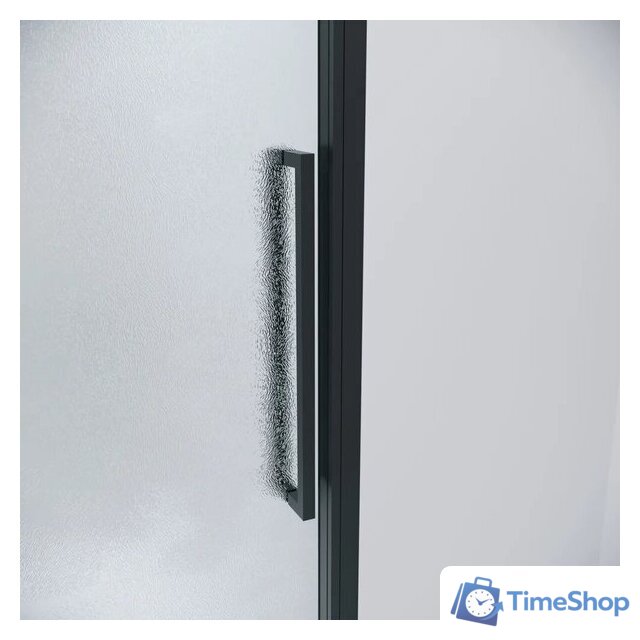 Душевой уголок Grossman Cosmo 110x100x195 120.K33.02.1110.21.02 (черный матовый/стекло шиншилла) - Изображение №2 — Интернет-магазин Time-Shop