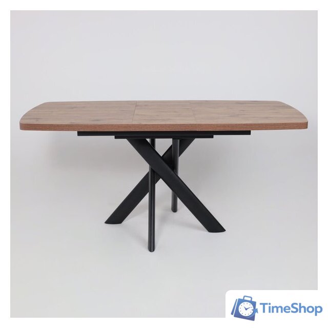 Кухонный стол Мамадома Leonel-130 раздвижной 130-165х85 (дуб веллингтон/черный) - Изображение №22 — Интернет-магазин Time-Shop