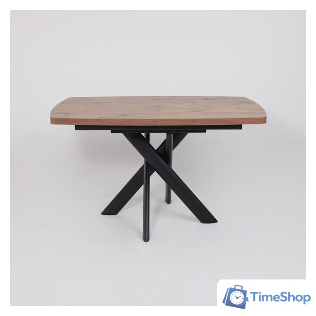 Кухонный стол Мамадома Leonel-130 раздвижной 130-165х85 (дуб веллингтон/черный) - Изображение №18 — Интернет-магазин Time-Shop