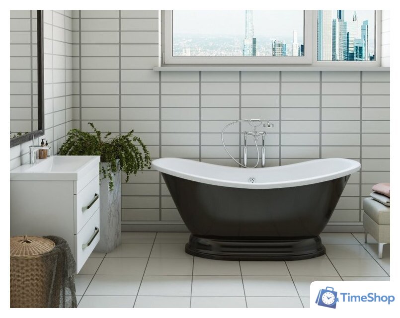 Ванна Эстет Бостон с литым подиумом 180x74 ФР-00001046 - Изображение №5 — Интернет-магазин Time-Shop