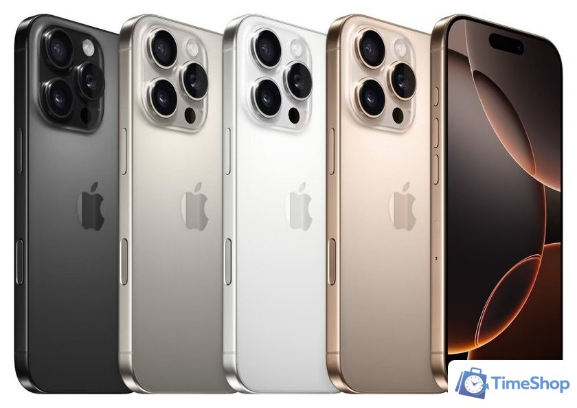 Телефон Apple iPhone 16 Pro Dual SIM 128GB (черный титан) - Изображение №8 — Интернет-магазин Time-Shop