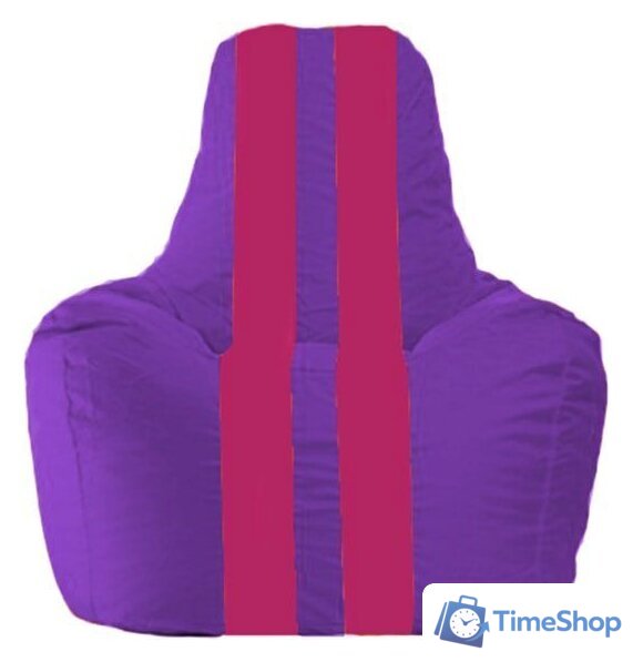 Кресло-мешок Flagman Спортинг С1.1-68 (фиолетовый/лиловый) - Изображение №1 — Интернет-магазин Time-Shop