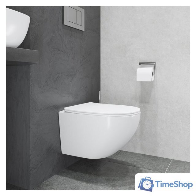 Унитаз подвесной Lauter Sulzdorf (белый с микролифтом) - Изображение №8 — Интернет-магазин Time-Shop