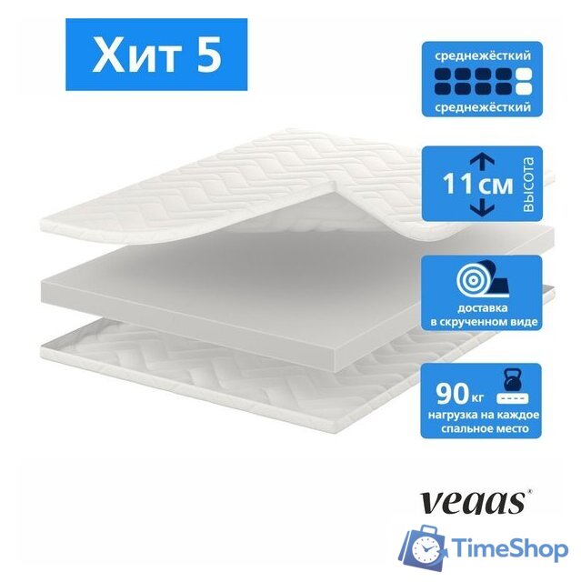 Матрас Vegas Хит 5 100x180 - Изображение №2 — Интернет-магазин Time-Shop