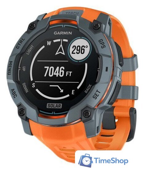 Умные часы Garmin Instinct 3 Solar 50 мм (серый) - Изображение №1 — Интернет-магазин Time-Shop