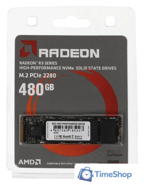 SSD AMD Radeon R3 480GB R3MP30480G8 - Изображение №3 — Интернет-магазин Time-Shop