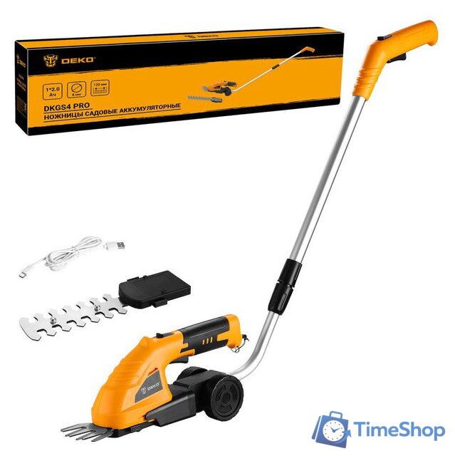 Кусторез + ножницы Deko DKGS4 Pro 063-4471 (с АКБ) - Изображение №1 — Интернет-магазин Time-Shop