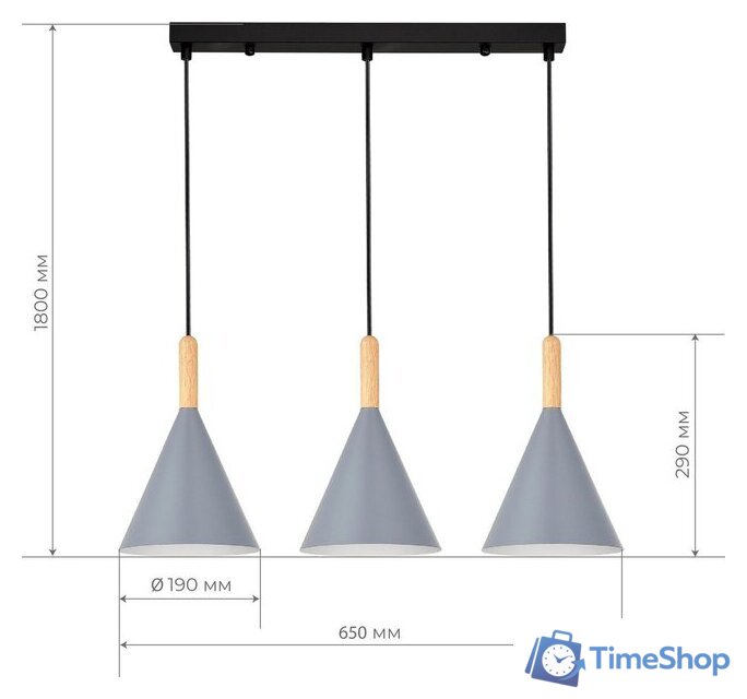 Подвесная люстра Evoluce SLE1255-413-03 - Изображение №4 — Интернет-магазин Time-Shop