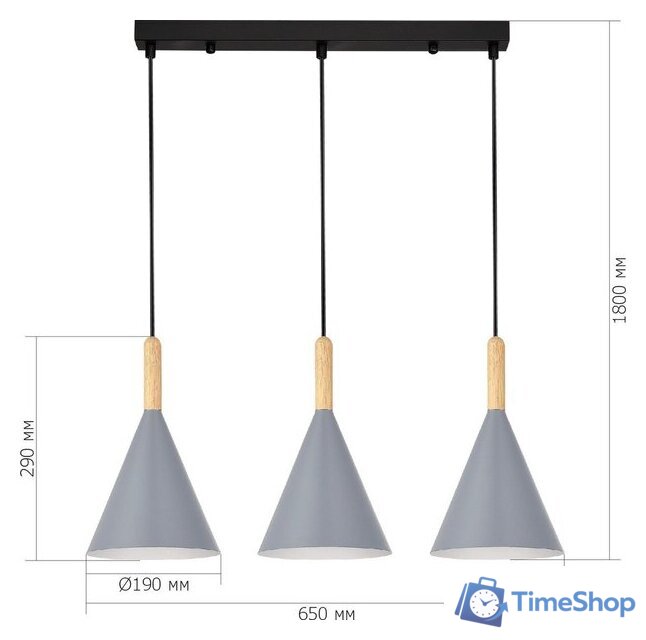 Подвесная люстра Evoluce SLE1255-413-03 - Изображение №3 — Интернет-магазин Time-Shop