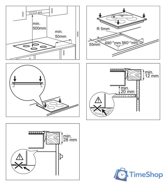 Варочная панель Electrolux EHF6240XXK - Изображение №5 — Интернет-магазин Time-Shop