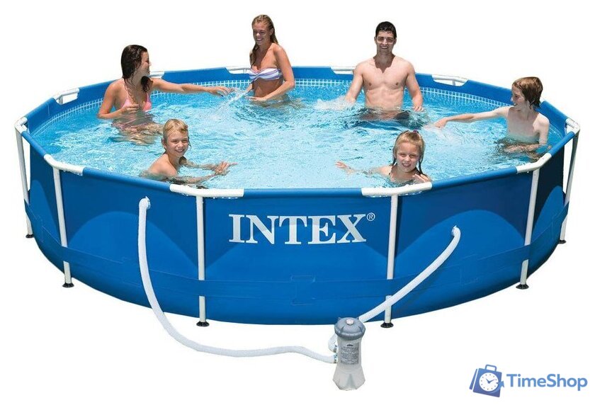Каркасный бассейн Intex Metal Frame 366х76 (56996/28212) - Изображение №1 — Интернет-магазин Time-Shop