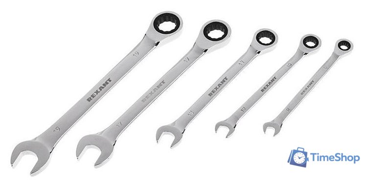 Набор ключей Rexant 12-4841-1 (5 предметов) - Изображение №2 — Интернет-магазин Time-Shop