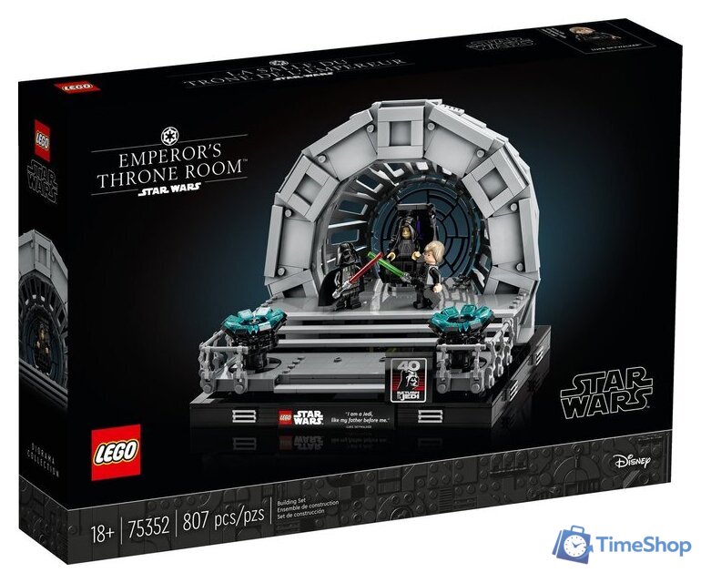 Конструктор LEGO Star Wars 75352 Диорама: Тронный зал Императора - Изображение №1 — Интернет-магазин Time-Shop