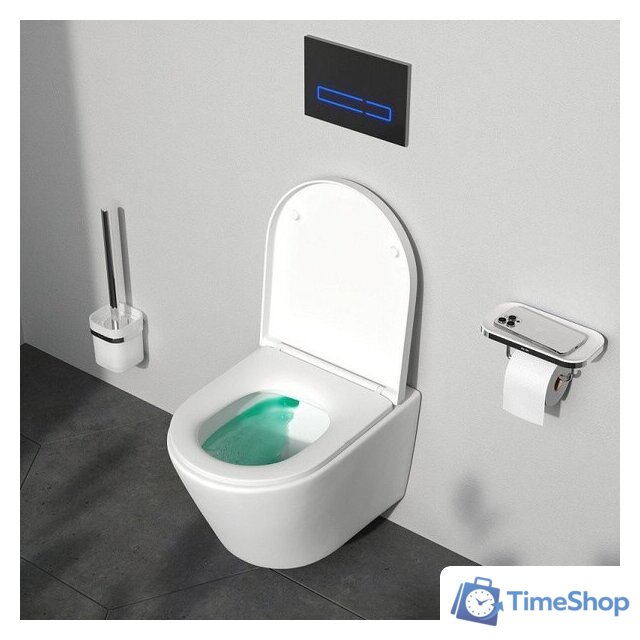 Унитаз подвесной AM.PM X-Joy Aquaspin C851900SC (с сиденьем) - Изображение №10 — Интернет-магазин Time-Shop