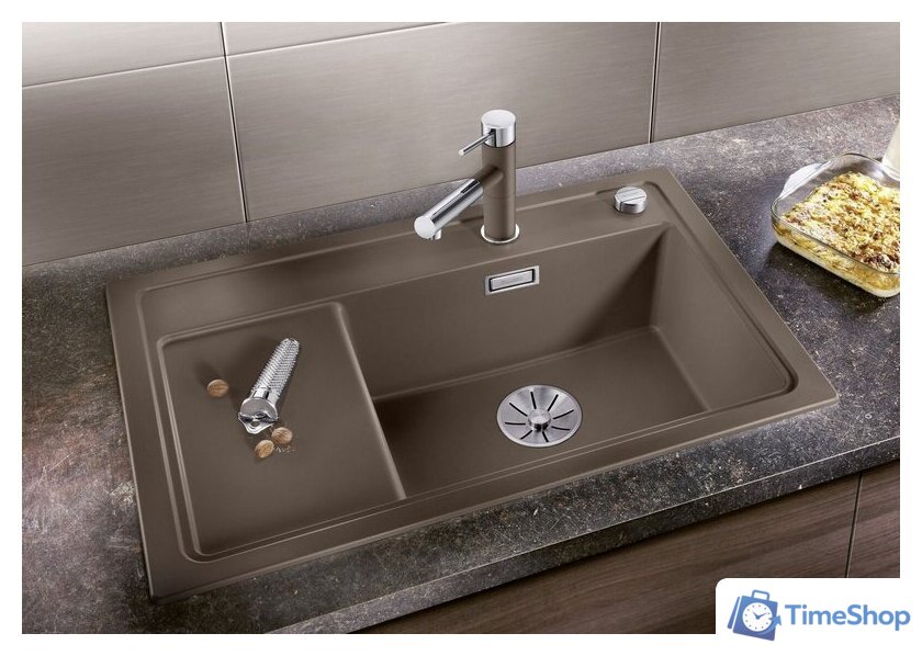 Кухонная мойка Blanco Zenar XL 6 S Compact 527368 (вулканический серый) - Изображение №2 — Интернет-магазин Time-Shop