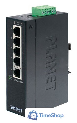 Неуправляемый коммутатор PLANET ISW-501T - Изображение №1 — Интернет-магазин Time-Shop
