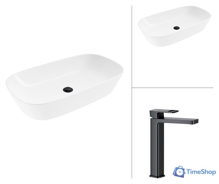 Умывальник Lauter 21393-70 + Cascade 21СК0655BS - Изображение №1 — Интернет-магазин Time-Shop