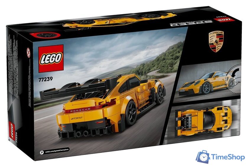 Конструктор LEGO Speed Champions 77239 Суперкар Porsche 911 GT3 RS - Изображение №11 — Интернет-магазин Time-Shop