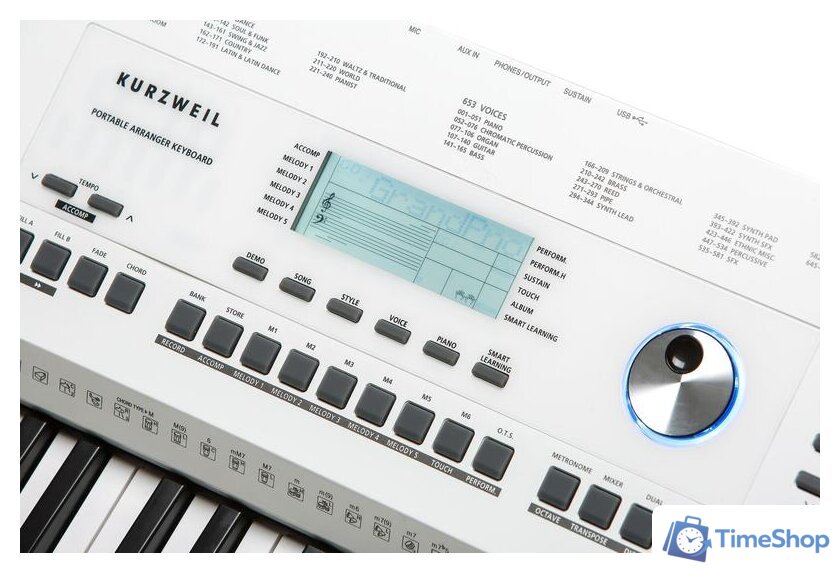 Синтезатор Kurzweil KP110 (белый) - Изображение №7 — Интернет-магазин Time-Shop