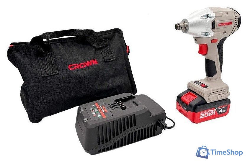 Гайковерт Crown CT22046HX-4S TB (с 1-им АКБ) - Изображение №2 — Интернет-магазин Time-Shop