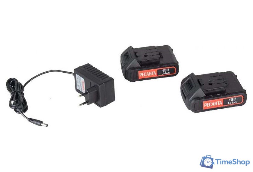 Дрель-шуруповерт Ресанта ДА-50Л2-18А (с 2-мя АКБ, кейс) - Изображение №5 — Интернет-магазин Time-Shop