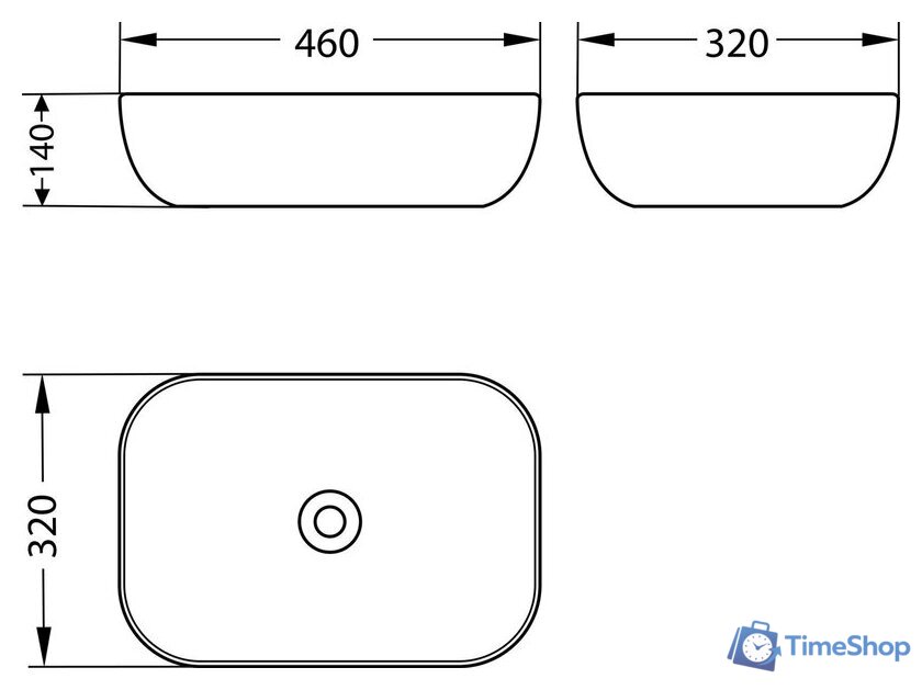 Умывальник Lauter 21493A + клапан 21190W + сифон 21635W (белый матовый) - Изображение №17 — Интернет-магазин Time-Shop