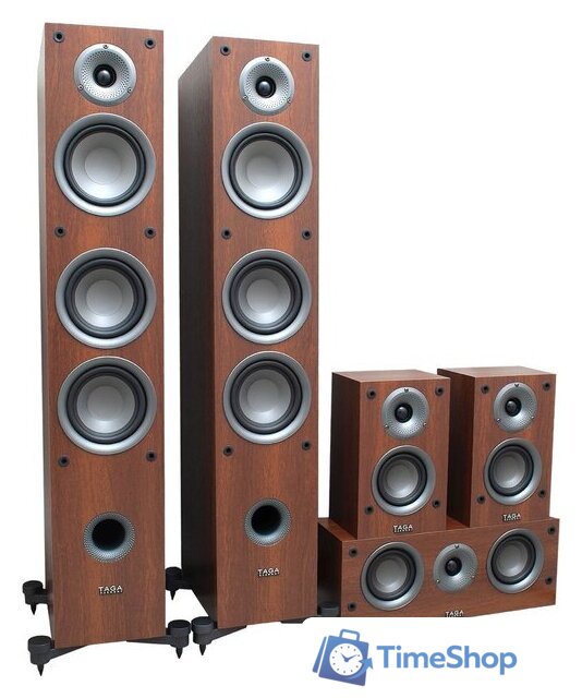 Комплект акустики Taga Harmony TAV 5.0: TAV-507F + C + S (орех) - Изображение №1 — Интернет-магазин Time-Shop