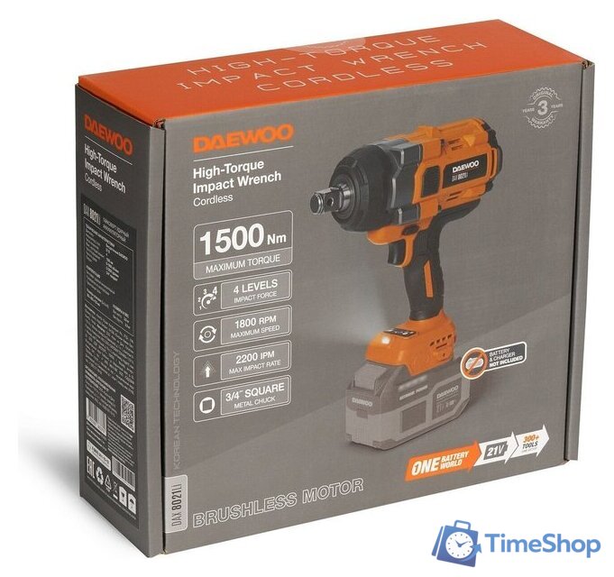 Гайковерт Daewoo Power DAX 8021Li (без АКБ) - Изображение №12 — Интернет-магазин Time-Shop
