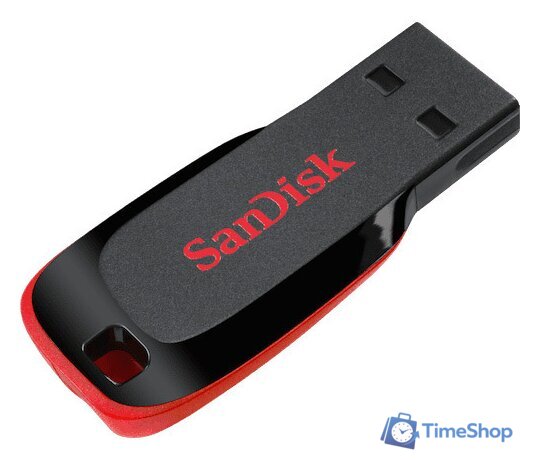 USB Flash SanDisk Cruzer Blade Black 128GB (SDCZ50-128G-B35) - Изображение №2 — Интернет-магазин Time-Shop