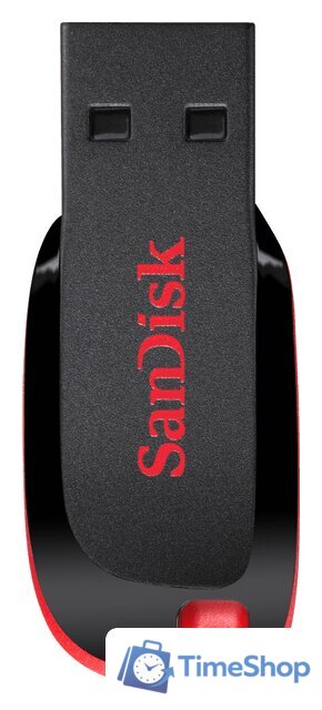 USB Flash SanDisk Cruzer Blade Black 128GB (SDCZ50-128G-B35) - Изображение №1 — Интернет-магазин Time-Shop