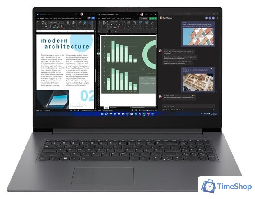 Ноутбук Lenovo V17 G4 IRU 83A2000URU - Изображение №1 — Интернет-магазин Time-Shop