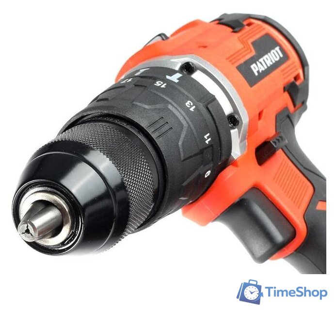 Ударная дрель-шуруповерт Patriot BR 210UES-h 180301555 (с 2-мя АКБ, кейс) - Изображение №3 — Интернет-магазин Time-Shop