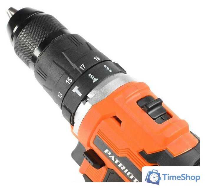 Ударная дрель-шуруповерт Patriot BR 210UES-h 180301555 (с 2-мя АКБ, кейс) - Изображение №6 — Интернет-магазин Time-Shop