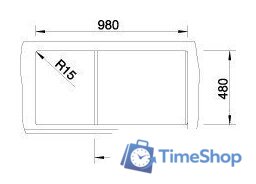 Кухонная мойка Blanco Metra XL 6 S 517359 (трюфель) - Изображение №4 — Интернет-магазин Time-Shop