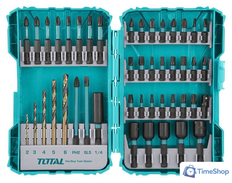 Набор бит и сверл Total TACSDL24502 - Изображение №1 — Интернет-магазин Time-Shop