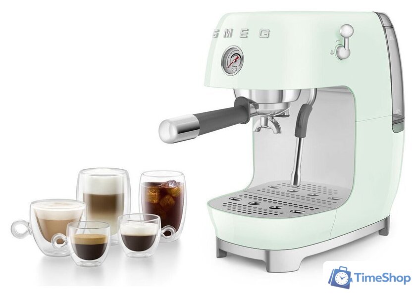 Рожковая кофеварка Smeg ECF03PGEU - Изображение №9 — Интернет-магазин Time-Shop