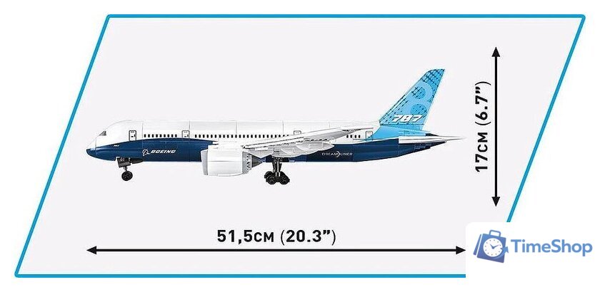 Конструктор Cobi Action Town Boeing 787 Dreamliner - Изображение №6 — Интернет-магазин Time-Shop