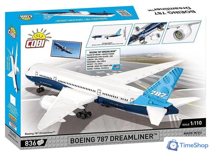 Конструктор Cobi Action Town Boeing 787 Dreamliner - Изображение №11 — Интернет-магазин Time-Shop