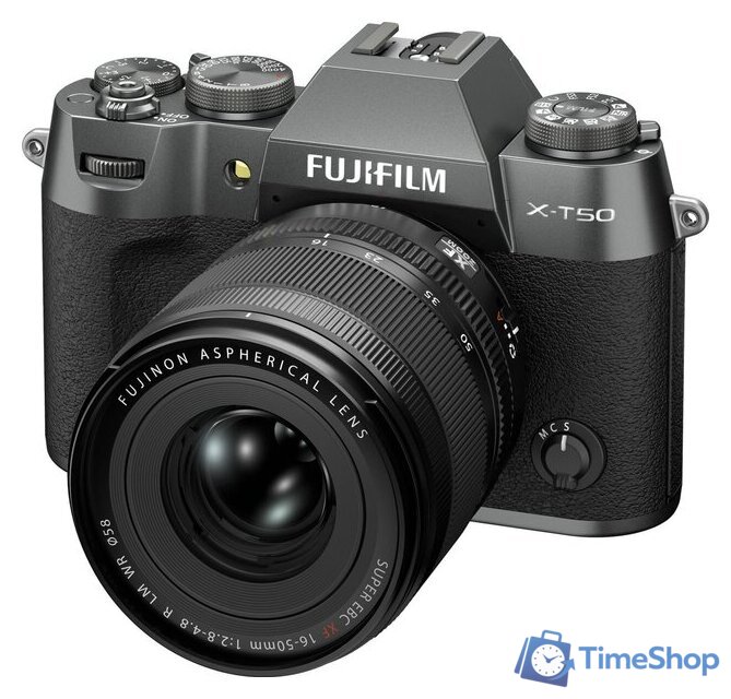 Беззеркальный фотоаппарат Fujifilm X-T50 Kit 16-50mm (серый) - Изображение №13 — Интернет-магазин Time-Shop