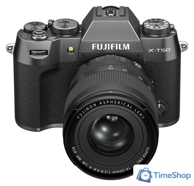 Беззеркальный фотоаппарат Fujifilm X-T50 Kit 16-50mm (серый) - Изображение №11 — Интернет-магазин Time-Shop