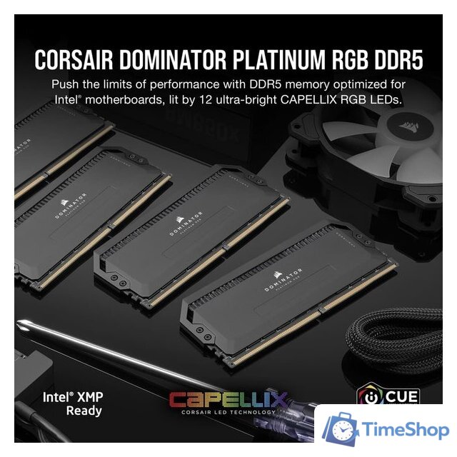 Оперативная память Corsair Dominator Platinum RGB 2x32ГБ DDR5 6600 МГц CMT64GX5M2B6600C32 - Изображение №15 — Интернет-магазин Time-Shop