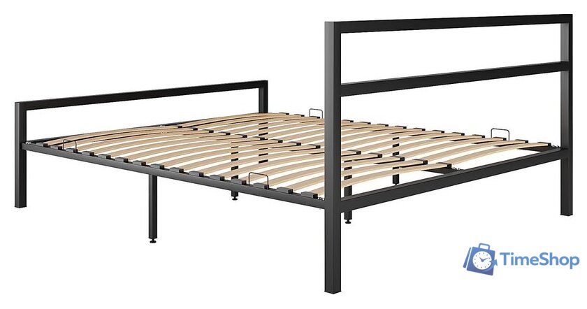 Кровать Князев Мебель Наргиз НЗ.180.200.Ч (черный муар) - Изображение №2 — Интернет-магазин Time-Shop